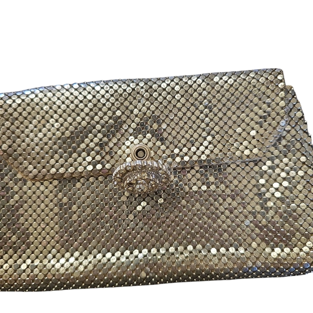 Vintage Elegant Gold Clutch Bag